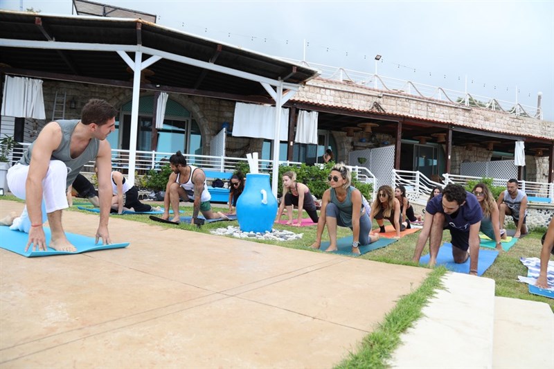 Hatha Yoga Session at Le Blanc Bleu